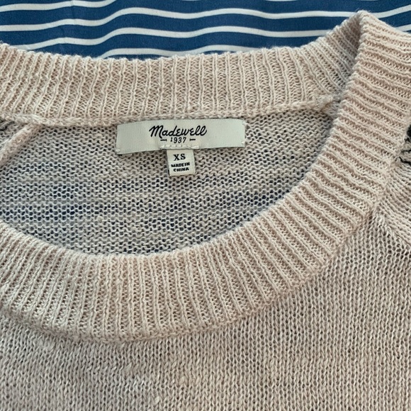 🙂 BOGO Madewell Blush w.black geometric details - Picture 3 of 7